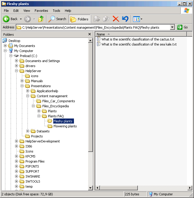 Authoring - Selecting the classes and the language
