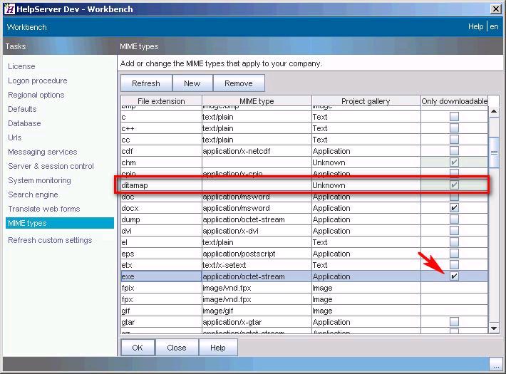 Administration Defining File Mime Types 